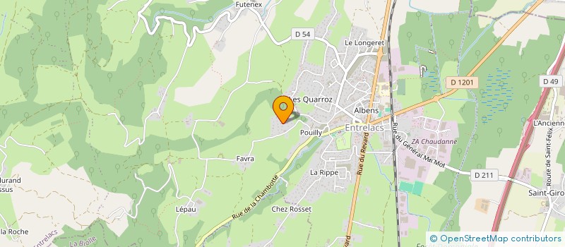 localisation de l'entreprise SOCIETE CIVILE ROBICAIL  ENTRELACS