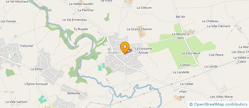 localisation de l'entreprise SOCIETE CIVILE ROBIN LANJOUAN  ANDEL