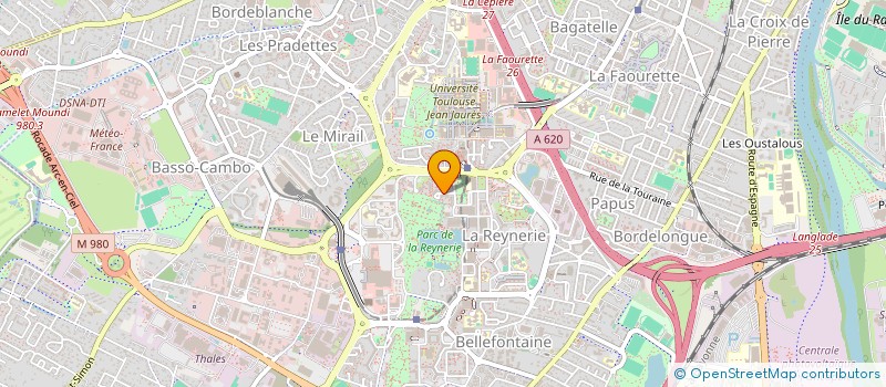 localisation de l'entreprise SOCIETE CIVILE ROLAND GARROS à TOULOUSE