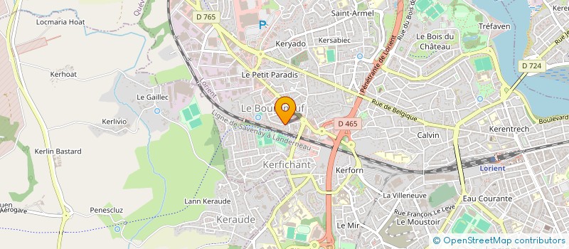 localisation de l'entreprise SOCIETE CIVILE ROLLAND  LORIENT