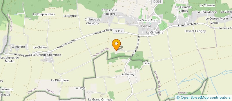 localisation de l'entreprise SOCIETE CIVILE ROMOR à CRAVANT LES COTEAUX