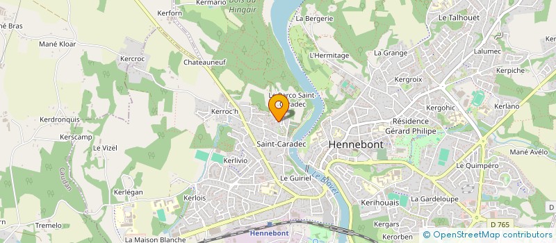 localisation de l'entreprise SOCIETE CIVILE RONCE  HENNEBONT