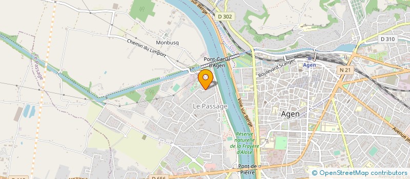 localisation de l'entreprise SOCIETE CIVILE ROS DE MAR  LE PASSAGE