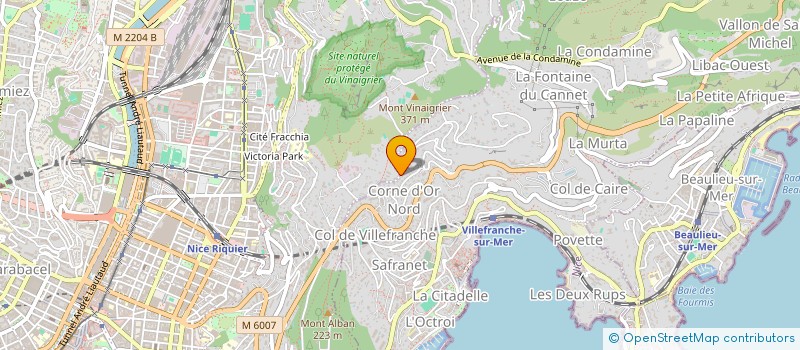 localisation de l'entreprise SOCIETE CIVILE ROSE-SUD  NICE