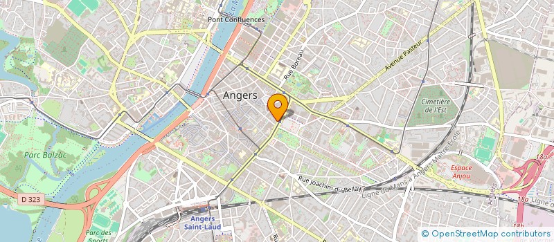 localisation de l'entreprise SOCIETE CIVILE ROUGE MARGAUD à ANGERS