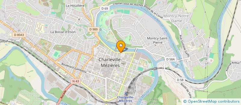 localisation de l'entreprise SOCIETE CIVILE ROUSSEAU à CHARLEVILLE-MEZIERES