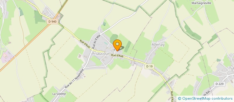 localisation de l'entreprise SOCIETE CIVILE ROUZAUD  FRIAUCOURT