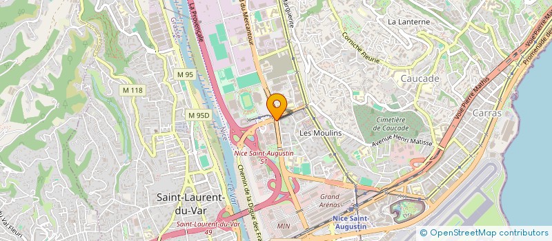 localisation de l'entreprise SOCIETE CIVILE RU.DI à NICE