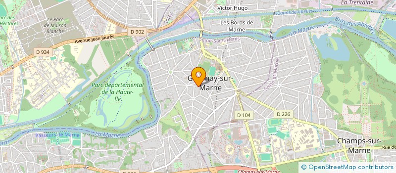 localisation de l'entreprise SOCIETE CIVILE RUE DU VERMANDOIS à GOURNAY-SUR-MARNE