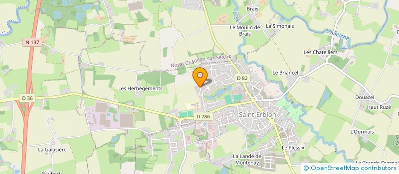 localisation de l'entreprise SOCIETE CIVILE S.B.  CHANTELOUP