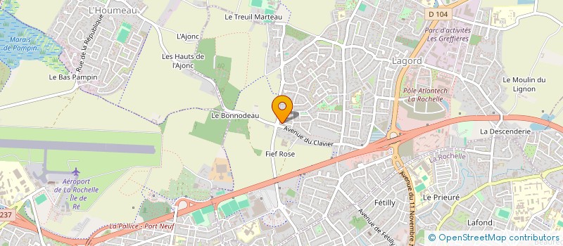 localisation de l'entreprise SOCIETE CIVILE S.K.C.G  LAGORD