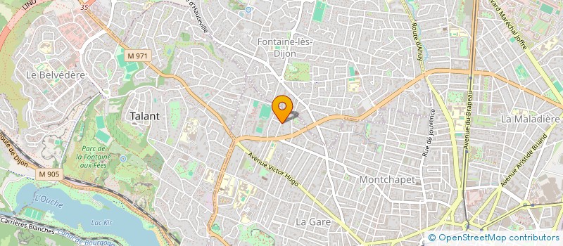 localisation de l'entreprise SOCIETE CIVILE S L C  DIJON