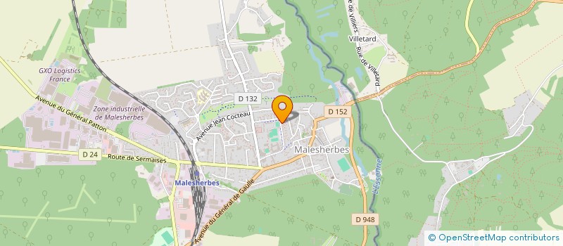 localisation de l'entreprise SOCIETE CIVILE SABRI  LE MALESHERBOIS