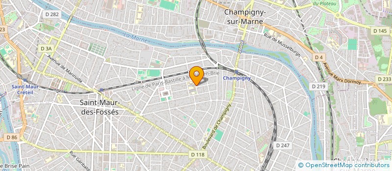 localisation de l'entreprise SOCIETE CIVILE SACTEN à SAINT-MAUR-DES-FOSSES