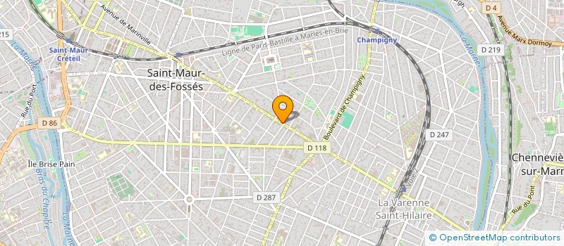 localisation de l'entreprise SOCIETE CIVILE SAIGOR à SAINT-MAUR-DES-FOSSES