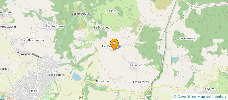 localisation de l'entreprise SOCIETE CIVILE SAINT AMAND  PRUNIERES