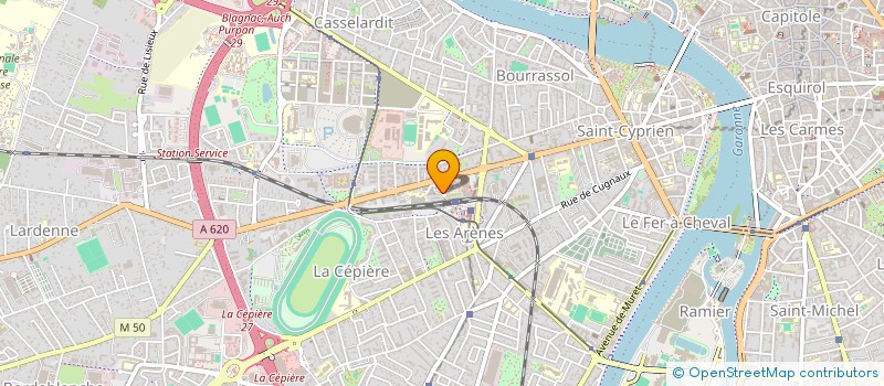 localisation de l'entreprise SOCIETE CIVILE SAINT CYPRIEN à TOULOUSE