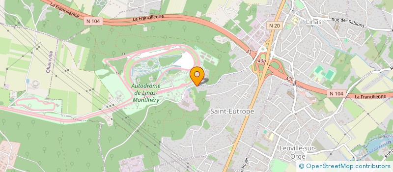 localisation de l'entreprise SOCIETE CIVILE SAINT EUTROPE 91 à LINAS