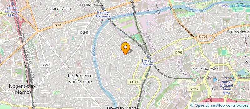 localisation de l'entreprise SOCIETE CIVILE SAINT GERVAIS  BRY-SUR-MARNE