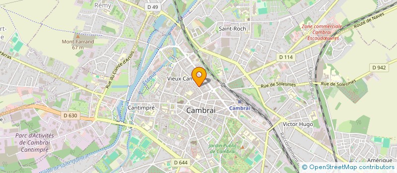 localisation de l'entreprise SOCIETE CIVILE SAINT GERY  CAMBRAI