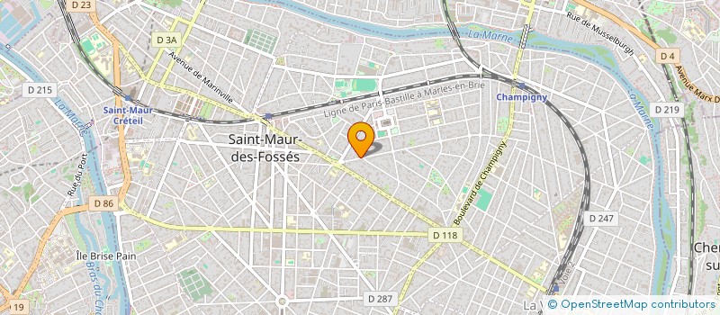 localisation de l'entreprise SOCIETE CIVILE SAINT GILDAS à SAINT-MAUR-DES-FOSSES