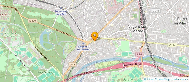 localisation de l'entreprise SOCIETE CIVILE SAINT HILAIRE  NOGENT-SUR-MARNE