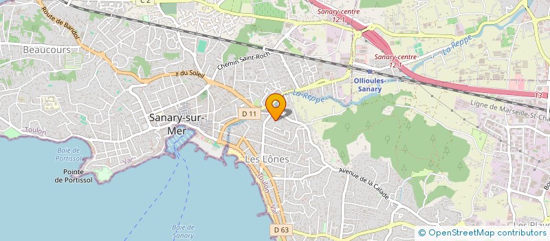 localisation de l'entreprise SOCIETE CIVILE SAINT JACQUES à SIX-FOURS-LES-PLAGES
