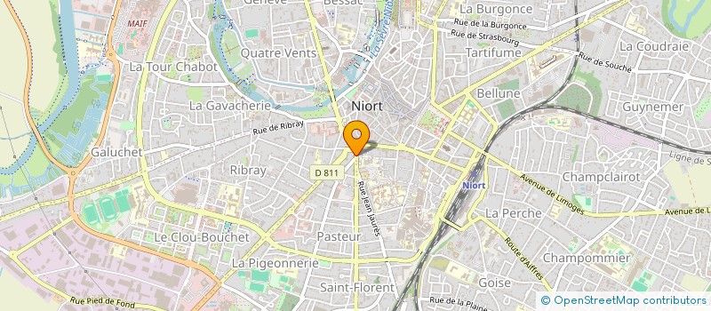 localisation de l'entreprise SOCIETE CIVILE SAINT JEAN 204 à NIORT