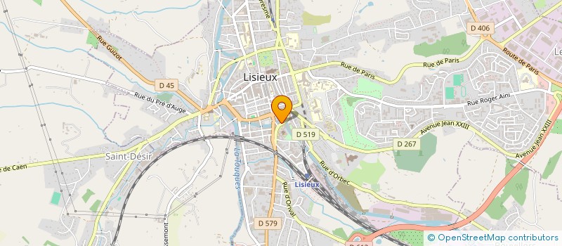 localisation de l'entreprise SOCIETE CIVILE SAINT MICHEL à LISIEUX