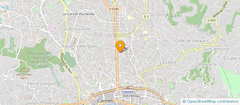 localisation de l'entreprise SOCIETE CIVILE SAINT PHILIPPE à CANNES
