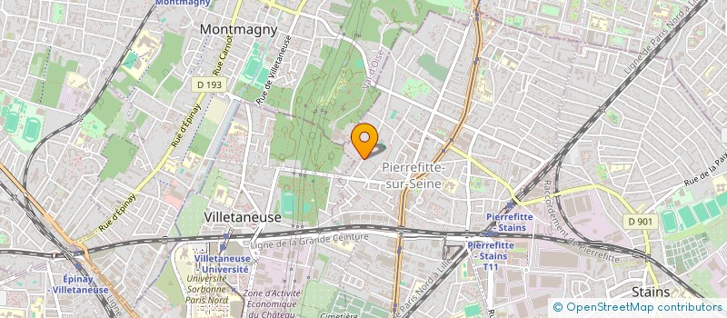 localisation de l'entreprise SOCIETE CIVILE SAINT REMY à PIERREFITTE-SUR-SEINE