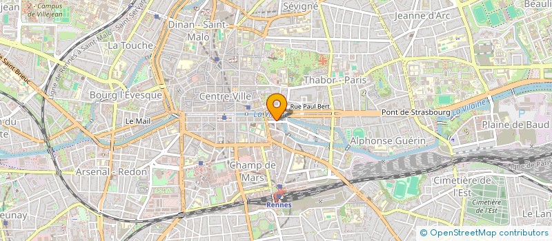 localisation de l'entreprise SOCIETE CIVILE SAINT THOMAS  RENNES
