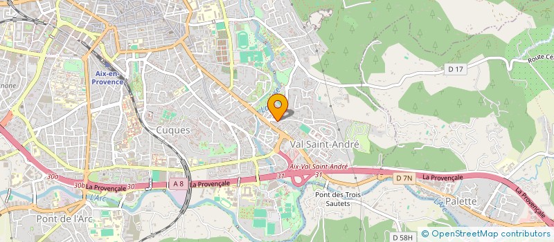 localisation de l'entreprise SOCIETE CIVILE SAINTONGE à AIX-EN-PROVENCE