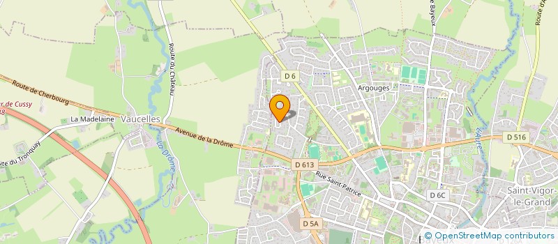 localisation de l'entreprise SOCIETE CIVILE SAJEVENA  BAYEUX