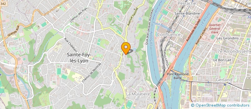 localisation de l'entreprise SOCIETE CIVILE SAMAVIDO  SAINTE-FOY-LES-LYON