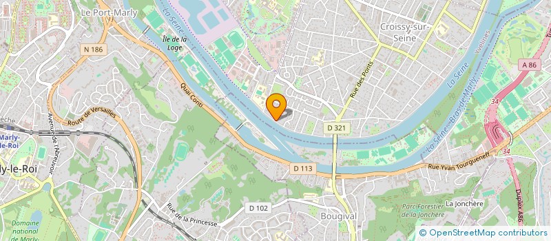 localisation de l'entreprise SOCIETE CIVILE SAMBRE  CROISSY-SUR-SEINE