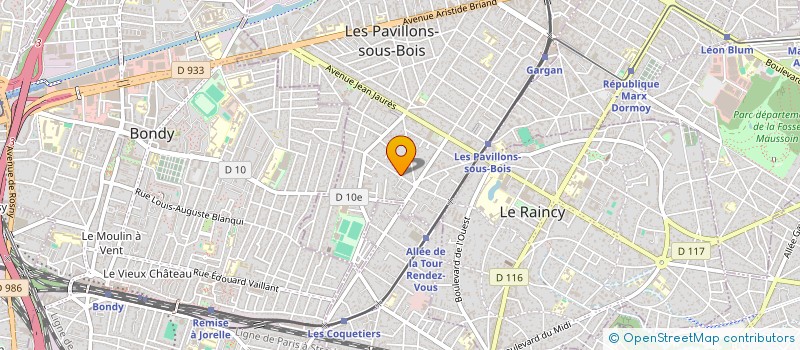 localisation de l'entreprise SOCIETE CIVILE SAMIGOCE à LES PAVILLONS SOUS BOIS
