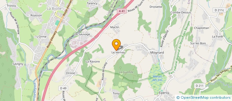 localisation de l'entreprise SOCIETE CIVILE SAMJENAT  ENTRELACS