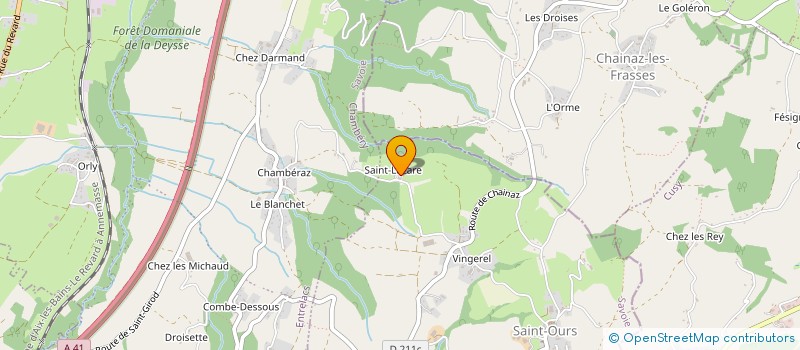 localisation de l'entreprise SOCIETE CIVILE SAN LADRO  SAINT-OURS