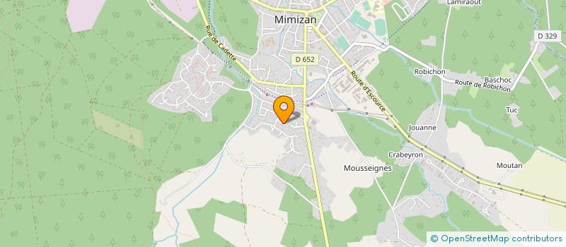 localisation de l'entreprise SOCIETE CIVILE SAN MON DES  SAINTE-EULALIE-EN-BORN