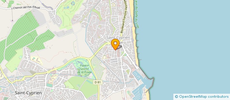 localisation de l'entreprise SOCIETE CIVILE SAND MAX  SAINT-CYPRIEN