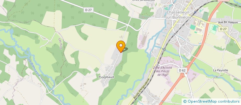 localisation de l'entreprise SOCIETE CIVILE SANDRA-PAULINE  CHASSENEUIL-SUR-BONNIEURE