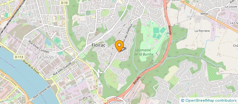 localisation de l'entreprise SOCIETE CIVILE SARA  FLOIRAC