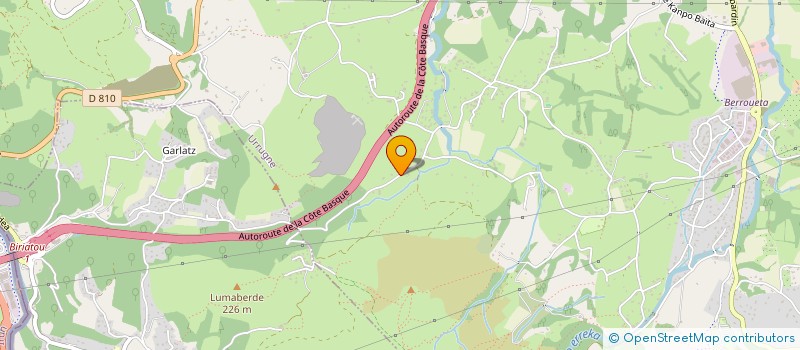 localisation de l'entreprise SOCIETE CIVILE SASO  URRUGNE