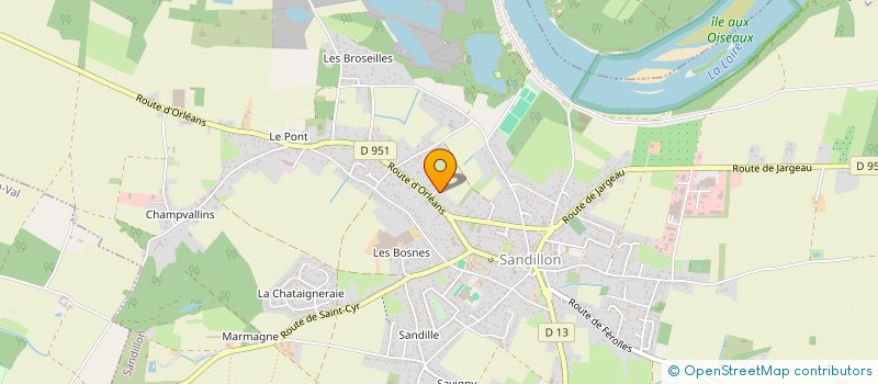 localisation de l'entreprise SOCIETE CIVILE SAT 45  SANDILLON