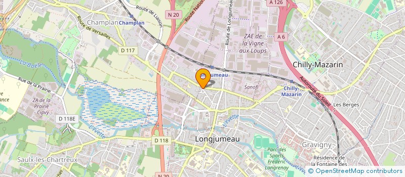 localisation de l'entreprise SOCIETE CIVILE SCAED  CHAMPLAN