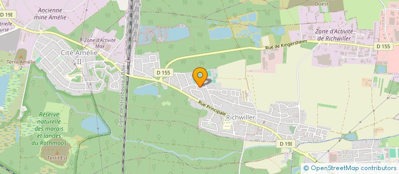 localisation de l'entreprise SOCIETE CIVILE SCHMITT  RICHWILLER
