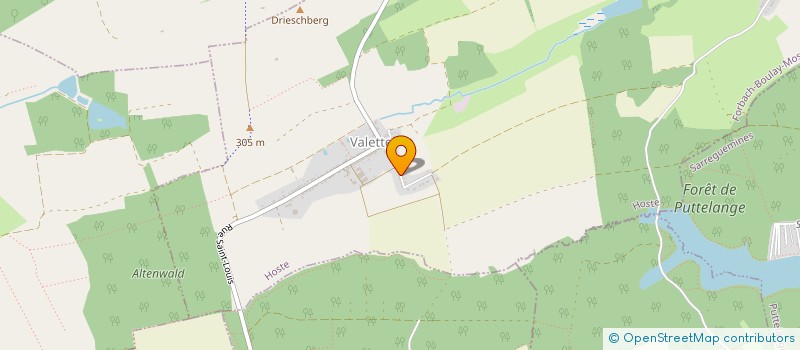 localisation de l'entreprise SOCIETE CIVILE  SCI CHRISYL  ERNESTVILLER