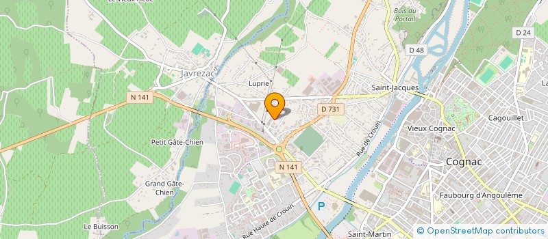 localisation de l'entreprise SOCIETE CIVILE SCOTS à COGNAC