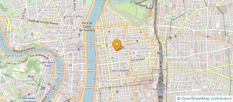 localisation de l'entreprise SOCIETE CIVILE SEGUR  LYON